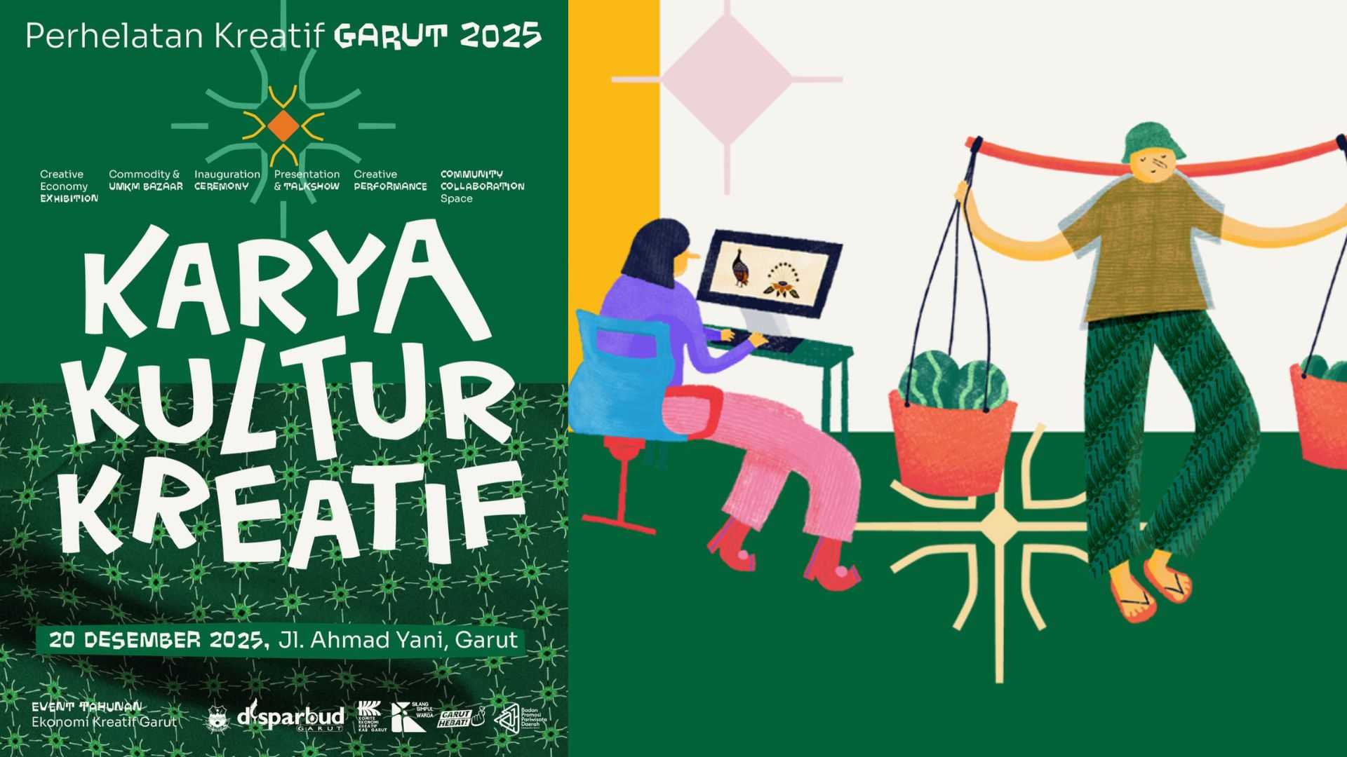 Besok Banget! Yuk Meriahkan Perhelatan Karya Kultur Kreatif 2025 Garut, Ada Cultural Parade hingga Visual Mapping